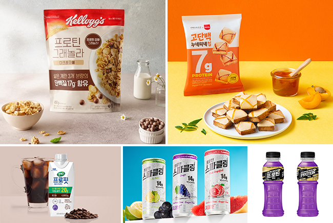 농심켈로그, 닥터키친, 매일유업, 칼로바이, 코카콜라