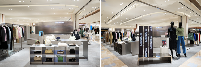 백화점에 오픈한 디자이너 브랜드 플랫폼 ‘W컨셉’ 첫 오프라인 매장