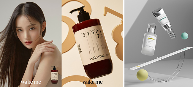 (왼쪽부터) 웨이크미, 커스텀미 / 출처 : CJ온스타일, 아모레퍼시픽