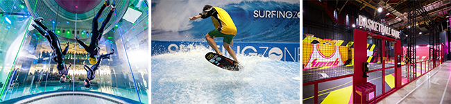 (왼쪽부터) 플라이스테이션 코리아, 서핑존, 스몹 하남 / 출처 : 한국관광공사 한국관광콘텐츠랩