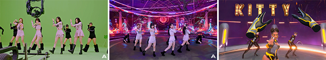 (왼쪽부터) aespa VR Concert at KWANGYA, Megan The Stallion : Enter Thee Hottieverse / 출처 : AmazeVR