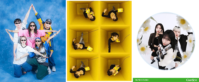 (왼쪽부터) 글리치, 무브먼트, 무네이 / 출처 : 인스타그램 @glitch.seoul, movement.seoul, munei_studio